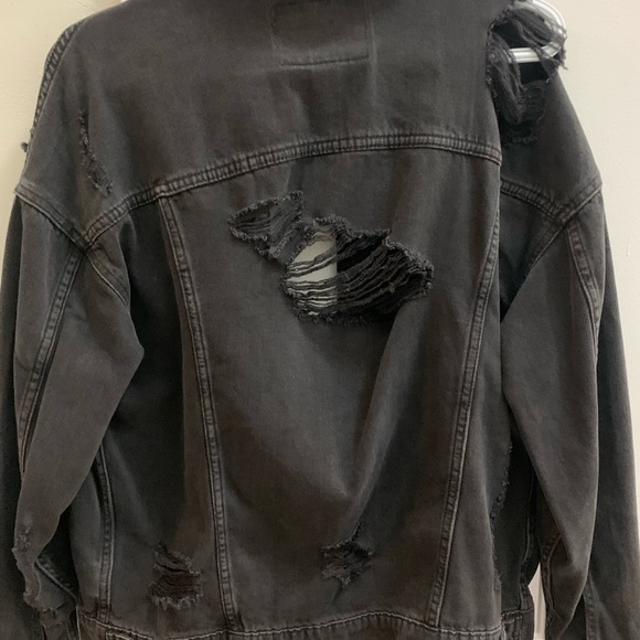 Ripped Jean Jacket - Picture 8 of 10